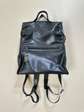 FADEON Leather Laptop Backpack Work Travel Computer Backpack